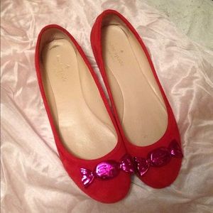 Kate Spade flats red - candy detail size 7